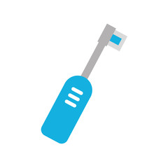 electric brush isolated icon vector illustration design
