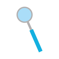 Dentistry mirror isolated icon vector illustration design