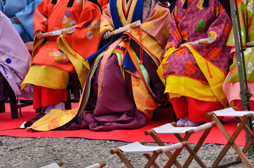 斎王代 十二単　京都
colors of ancient Japanese princess, Kyoto Japan