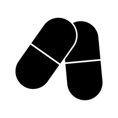 capsule drug isolated icon vector illustration design