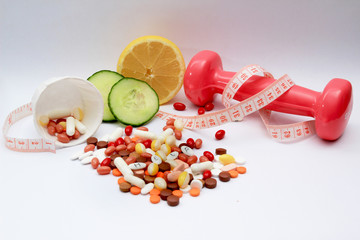 healthy lifestyle with vitamines