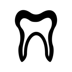 Human tooth isolated icon vector illustration design
