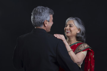 Couple doing ballroom dancing