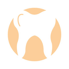 Human tooth isolated icon vector illustration design