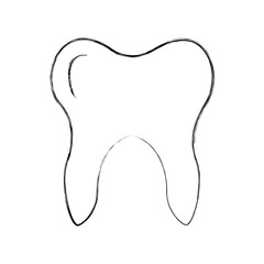Human tooth isolated icon vector illustration design