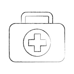 Obraz premium medical kit isolated icon vector illustration design