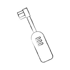 electric brush isolated icon vector illustration design