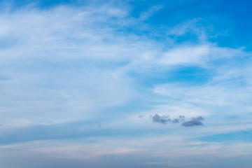 Fototapeta premium Cloud in the blue sky by airplane window view