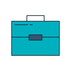 portfolio briefcase isolated icon vector illustration design