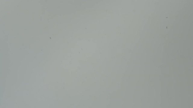 Clear oil pours onto water closeup