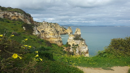 Landscapes of Lagos Algarve portugal 