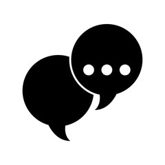 speech bubble message icon vector illustration design