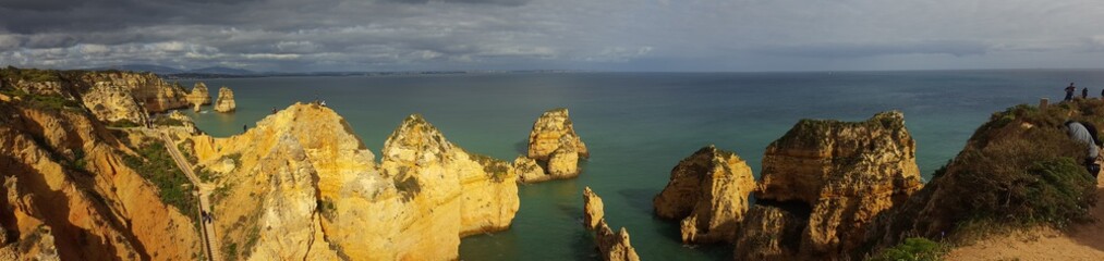 Fototapeta na wymiar Landscapes of Lagos Algarve portugal 