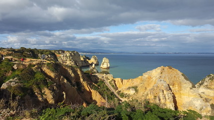 Landscapes of the Lagos , Algarve region Portugal