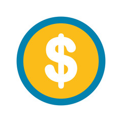 coin money isolated icon vector illustration design