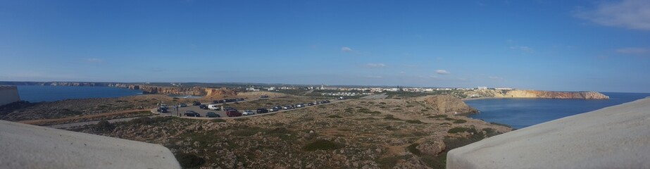 Fototapeta na wymiar Panorama of the coast portugal 