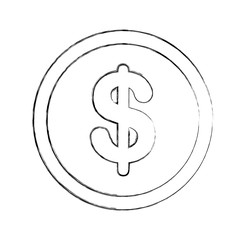 coin money isolated icon vector illustration design