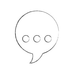 speech bubble message icon vector illustration design