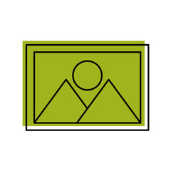 picture file isolated icon vector illustration design