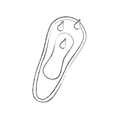 Female hygienic towel with drops blood vector illustration design