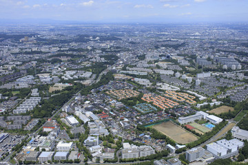 郊外の住宅地／多摩ニュータウン