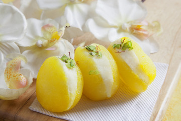 Fototapeta na wymiar Close-up of bengali sweets