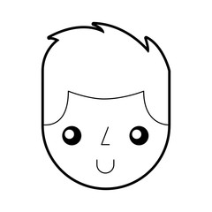 young man avatar character vector illustration design