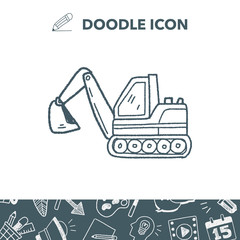 Excavator doodle