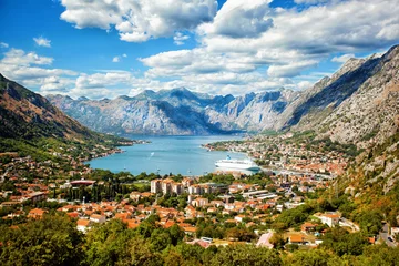 Peel and stick wall murals Mediterranean Europe Kotor in a beautiful summer day, Montenegro