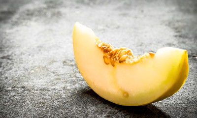 piece of fresh melon .