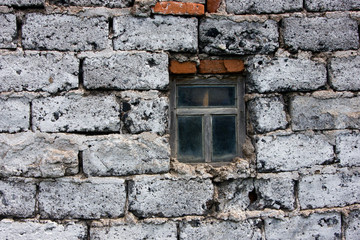 brick, wall, texture, window