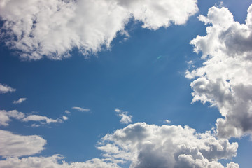 Naklejka na ściany i meble sky, cloud, clouds, blue, summer