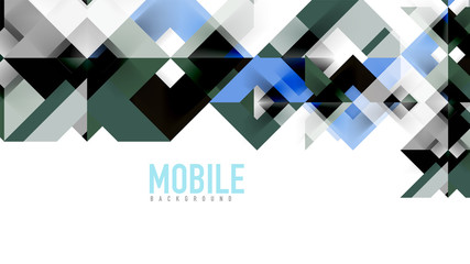 Fototapeta premium Business presentation geometric template