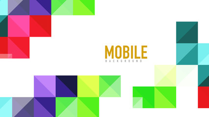 Modern geometric presentation background