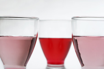 Three glasses 