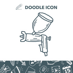 spray gun doodle