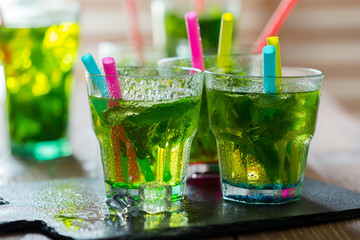 Summer mojito cocktail