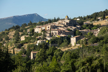 Fototapeta na wymiar the village of Aurel in Vaucluse, Provence, France