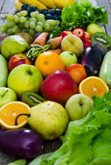 Fruits and vegetables
