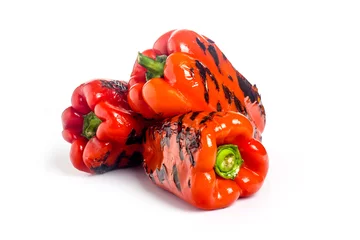 Foto auf Leinwand red pepper grilled © mrzazaz