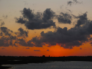 Sunset at Borkum, Germany