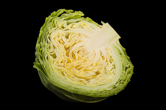 Salad young cabbage closeup