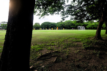  Blur soccer practice field