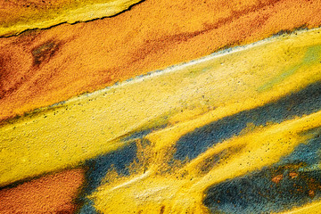 Abstract color sand texture, top view. 