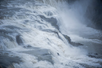 Gullfoss Falls in Iceland