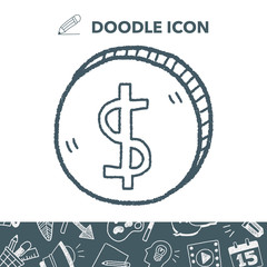doodle money coin