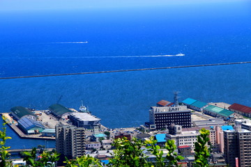 Otaru's summer landscape