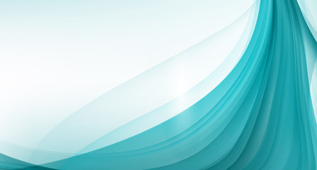 Background with blue waves