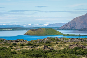 Fototapeta na wymiar Region of Myvatn in Iceland