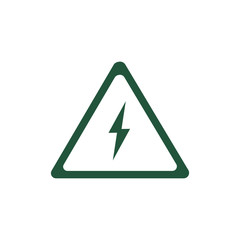 Electric power. Abstract concept, icon. Flat design. Vector illustration on white background.